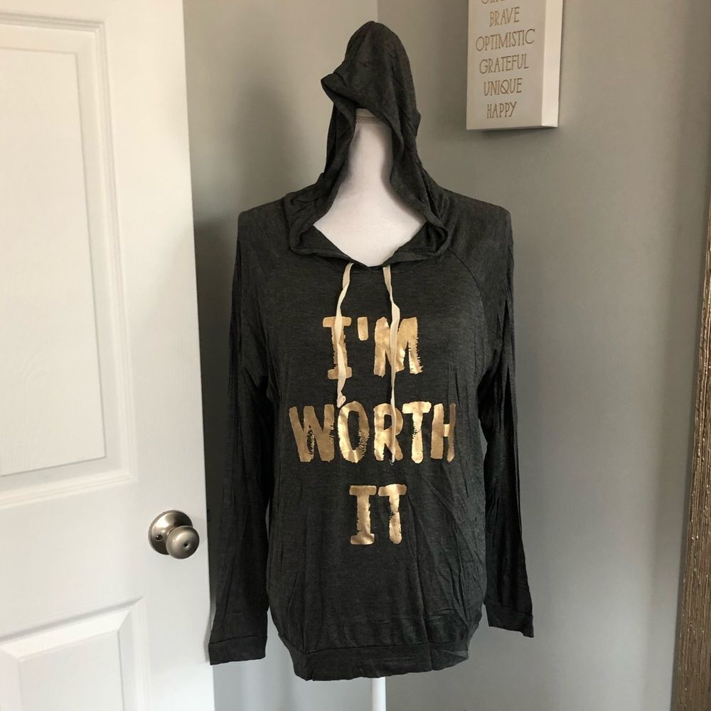 French Pastry Dark Gray Graphic Hoodie